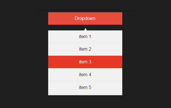 Drop Down Menu Html Template