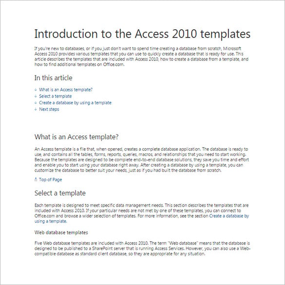 introduction to the access 2010 tutorial