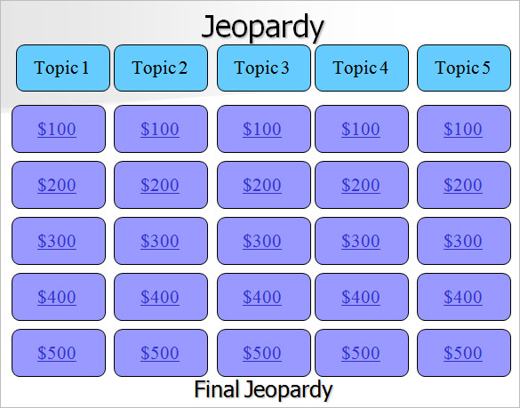 jeopardy template powerpoint download