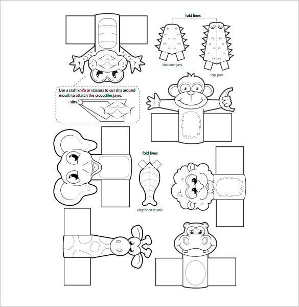 10+ Finger Puppet Templates PSD, PDF