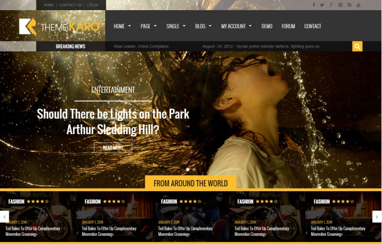 21+ Magazine HTML5 Themes & Templates