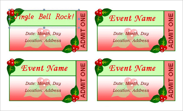 make event ticket template free publisher