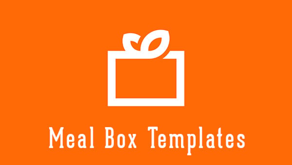 meal box template