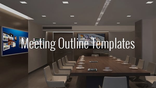 meeting outline templatess