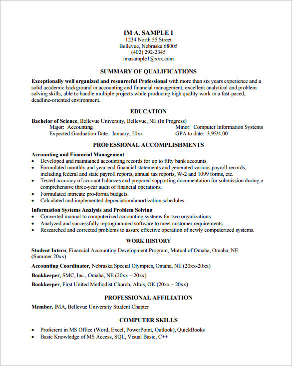 microsoft word programmer resume pdf format