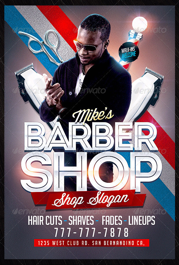 FREE Barber Shop Promotion Template - Download in Word