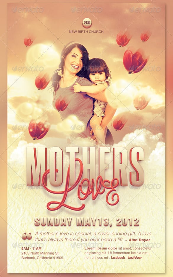 21+ Beautiful Mother’s Day Flyer Templates PSD, Word, AI, EPS Formats