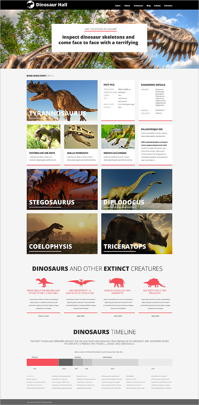 Museum Wordpress Templates & Themes 