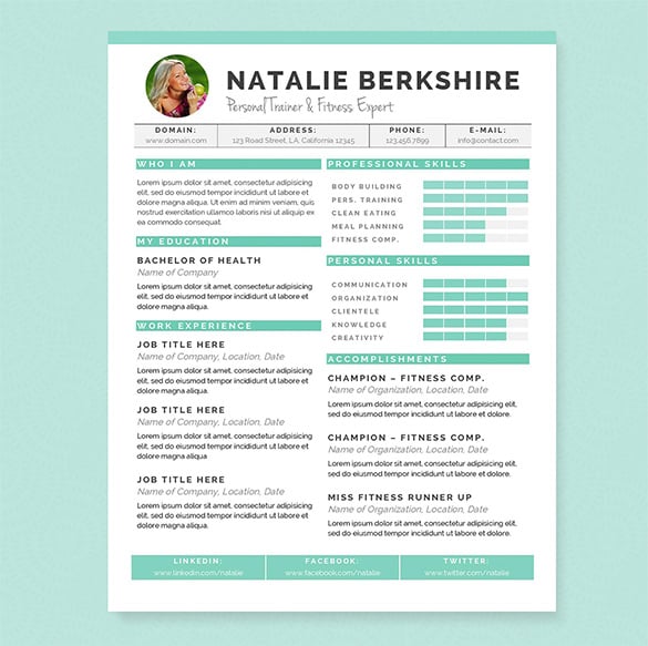 natalie-turquoise-resume-template