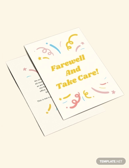  Farewell Card Template Microsoft Word Free Printable Templates