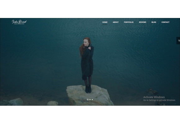onepage photography bootstrap template