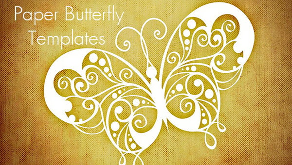 how to make paper butterfly cutouts