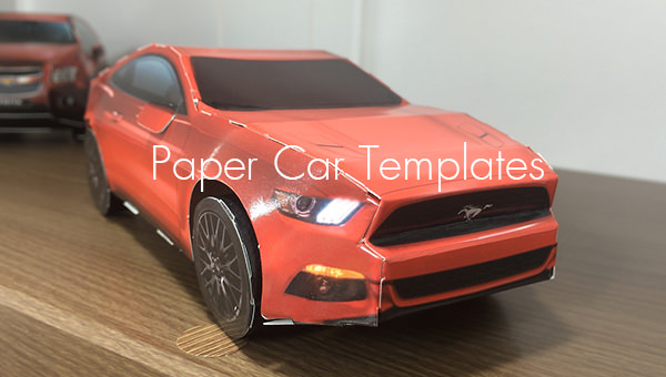 papercraft car model