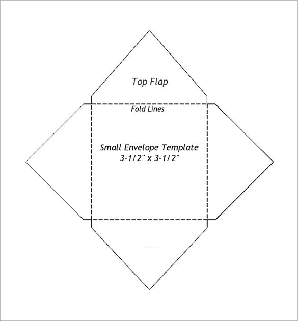 Free Printable Small Envelope Template Printable Templates