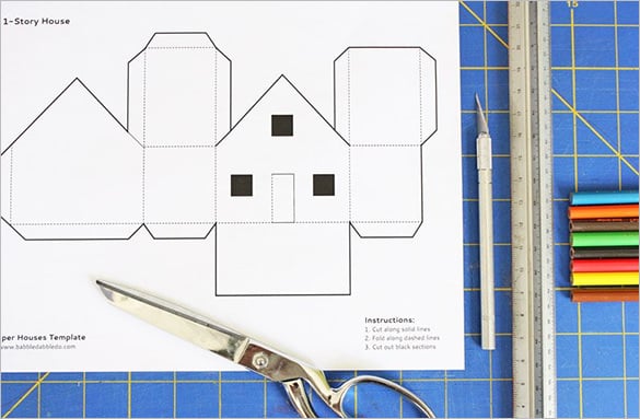 paper house design for kids