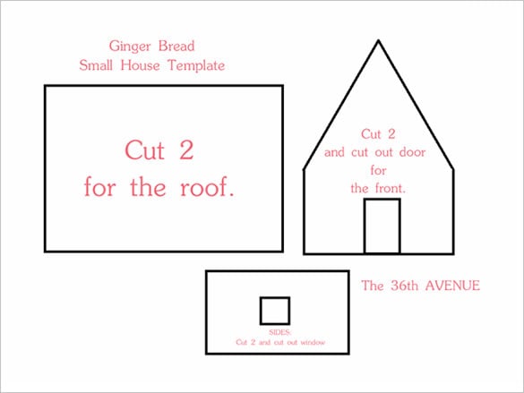 gingerbread house template to print
 6+ Gingerbread House Templates | Free & Premium Templates