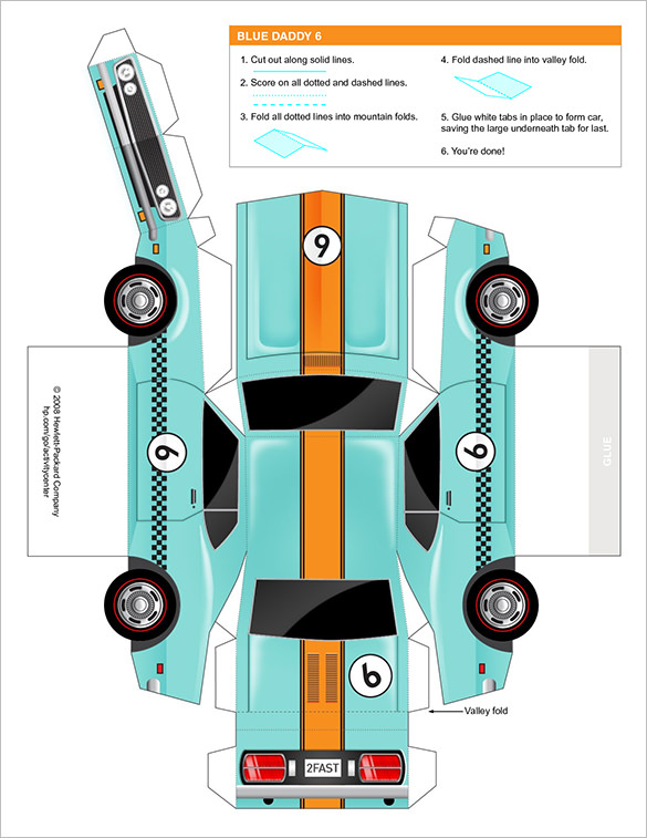 11+ Best Paper Car Templates Designs! Free Premium Templates 11+ Best Paper Car Templates Designs! Free Premium Templates