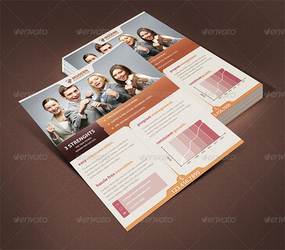 realistic flyer mockup template