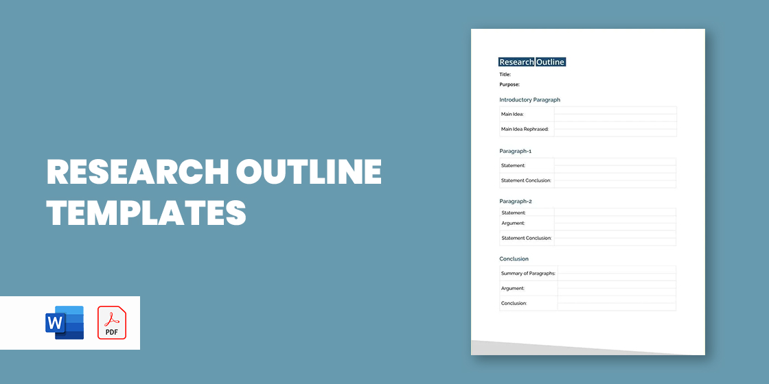 research outline template pdf