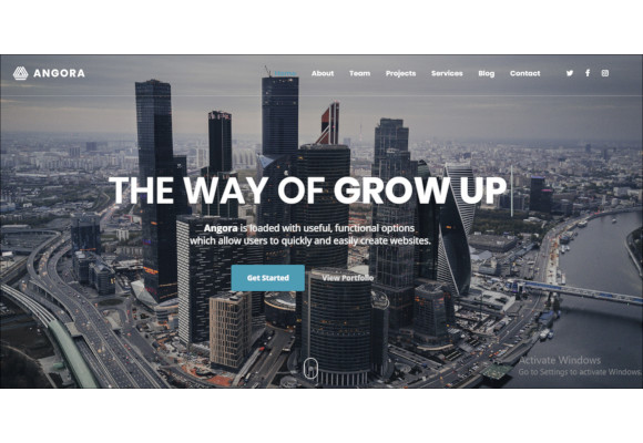 responsive onepage creative parallax template