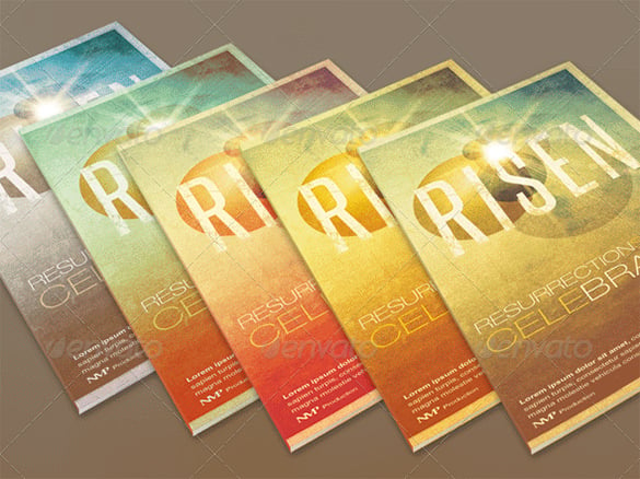 risen church bulletin template
