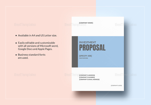 Proposal Outline Templates – 20 Free Free Word PDF