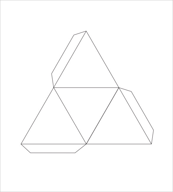 sample pyramid with triangle base