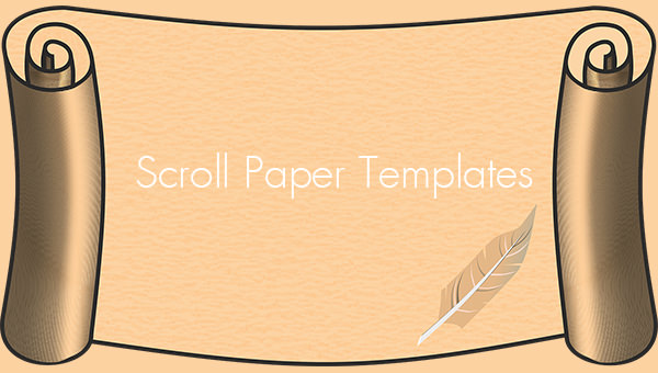 12+ Scroll Paper Templates & PSD Designs!
