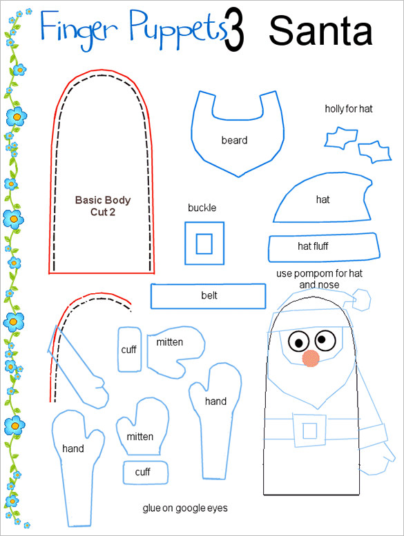 Free Printable Finger Puppet Patterns