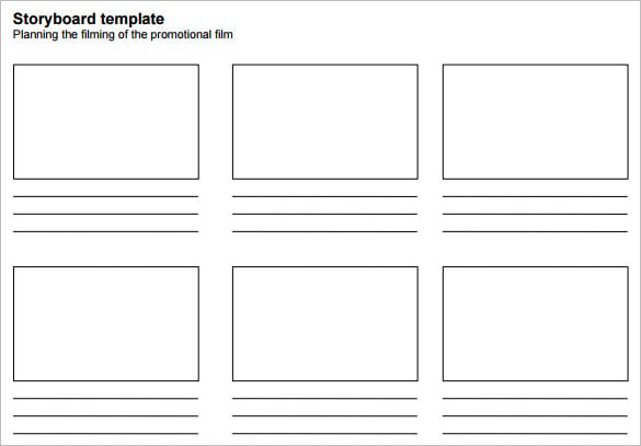 4 Simple Storyboarding Template Free Word Excel PDF PPT Format 