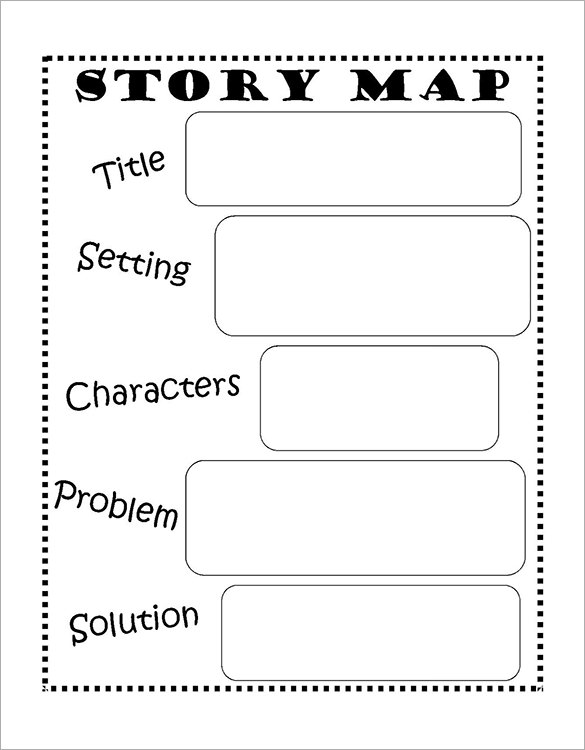 simple story map template for 3rd grade