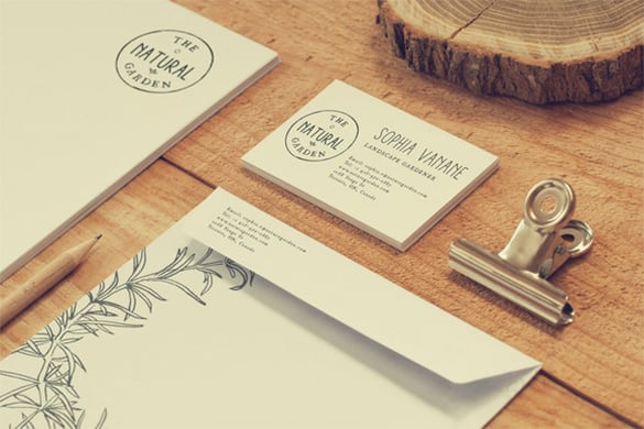 stationery business envelope template