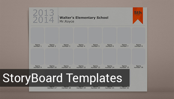 Board Game Template 3 Storyboard by poster-templates