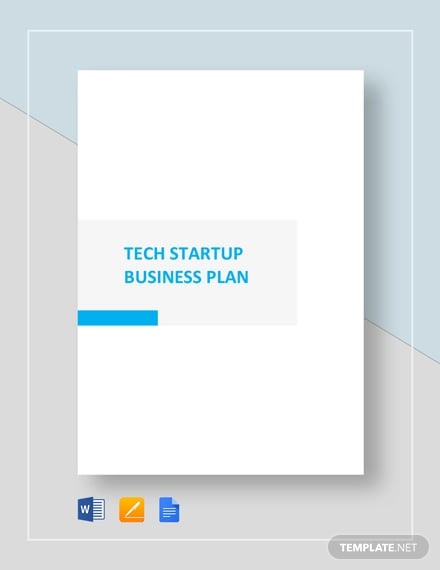 technology startup business plan template