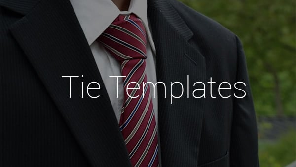 9 printable tie templates doc pdf free premium templates
