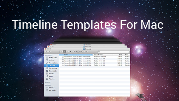 timeline templates for mac