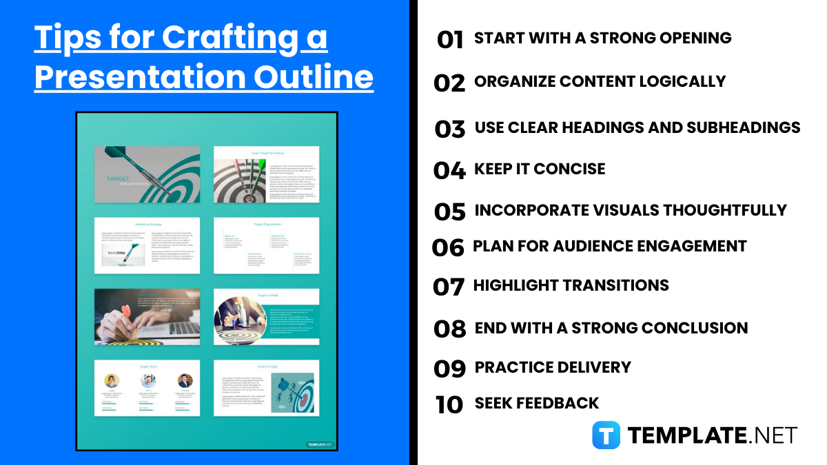 tips for crafting a presentation outline