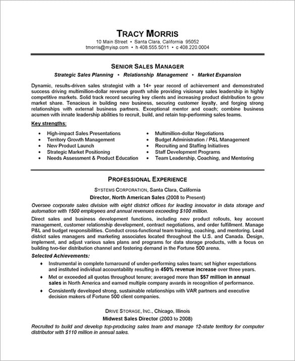 tracy-morris-sales-manager-resume-template