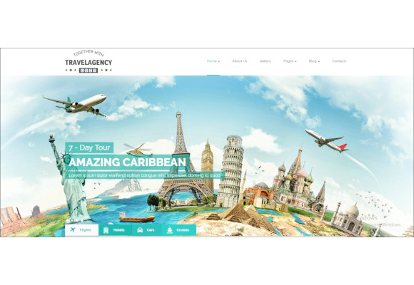 travel agency responsive html5 bootstrap template