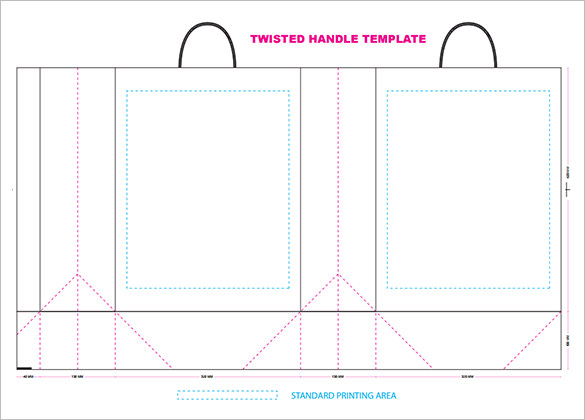 Printable Paper Bag Template