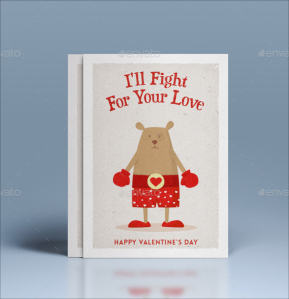 valentine’s day greeting holiday card