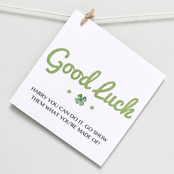 Good Luck Card