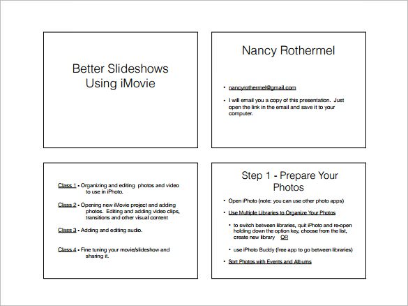 imovie keynote timeline template pdf download