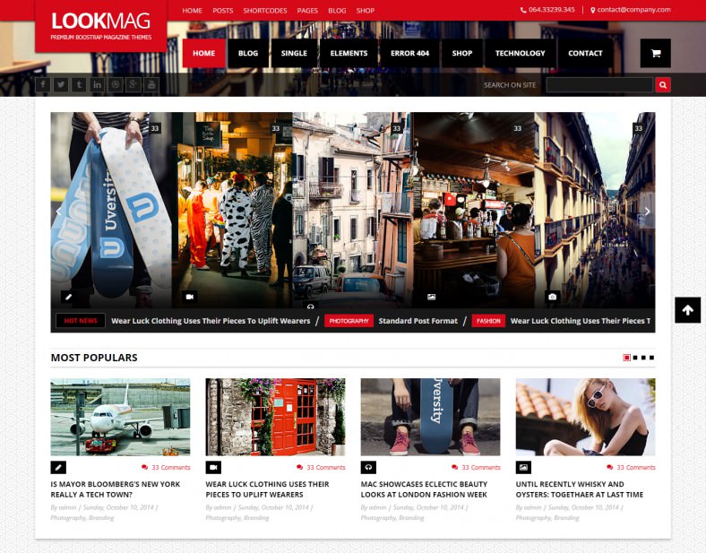21+ Magazine HTML5 Themes & Templates