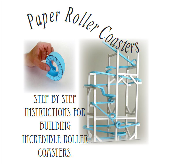 Paper Roller Coaster Templates Free