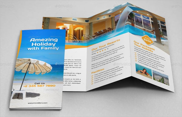 holiday resort brochure