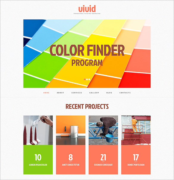 11+ Painting Company WordPress Templates & Themes Free & Premium Templates