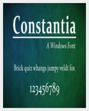 Constantia Font