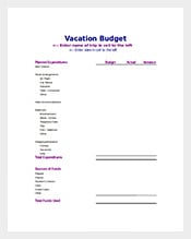 vacation-travel-budget-template
