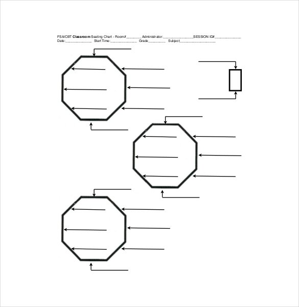 Blank Seating Chart Printable